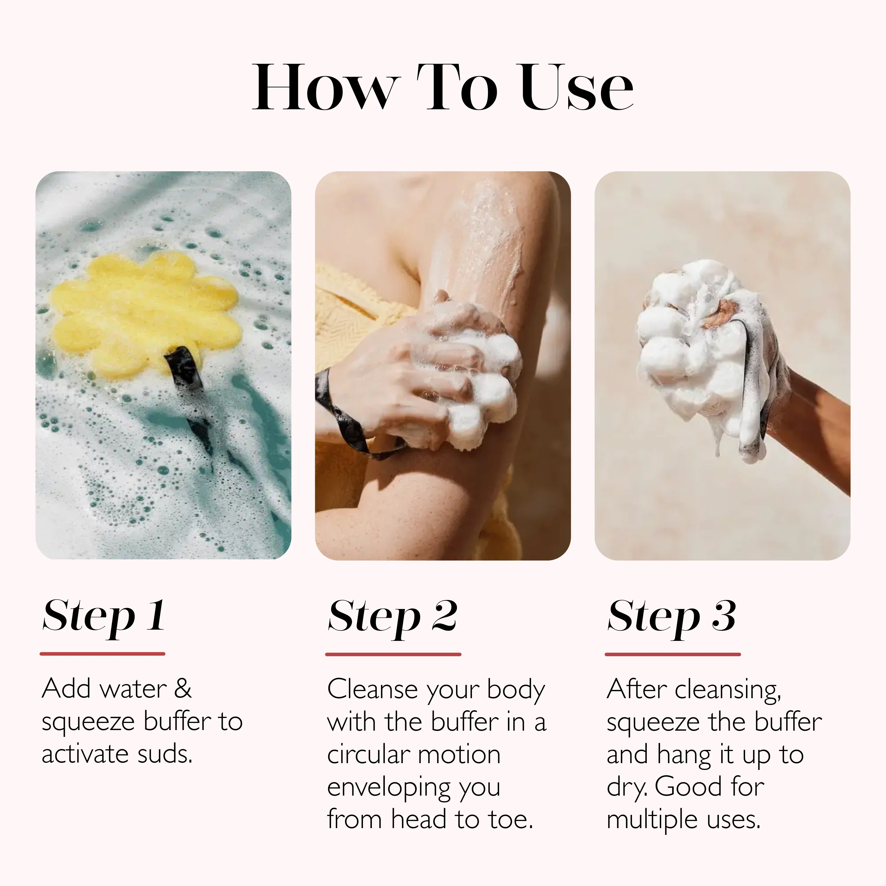 Coconut Verbena | Wild Flower Bath Sponge - Image 3