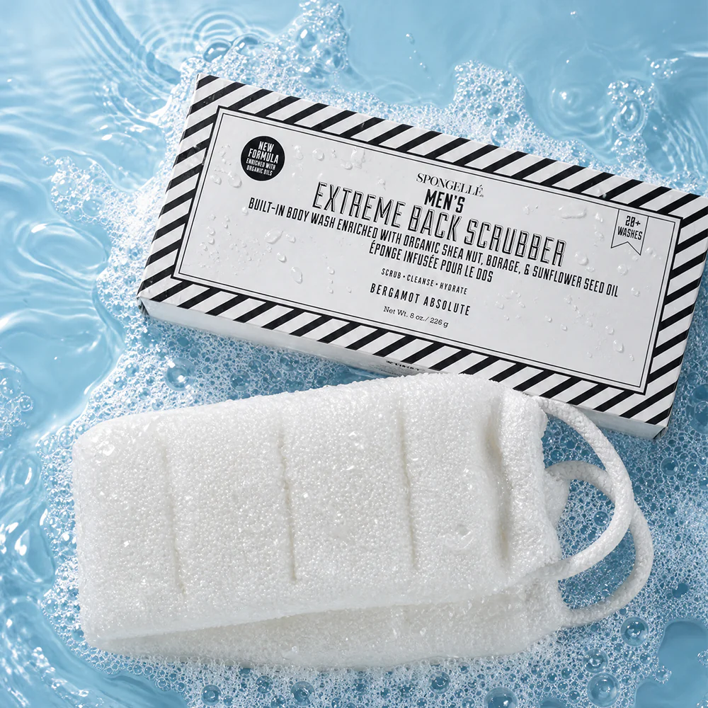 Men's Extreme Body Wash Infused Back Scrubber - Image 3