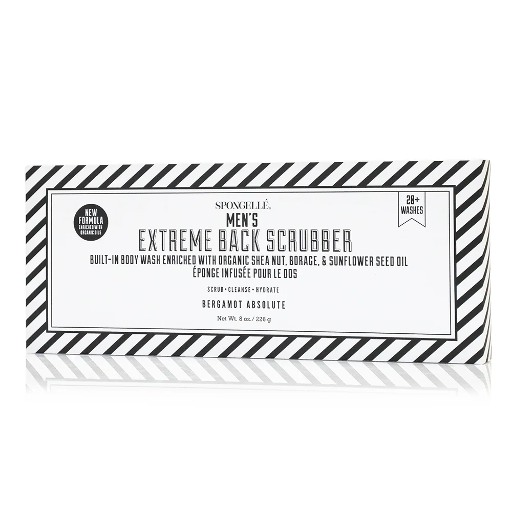 Men's Extreme Body Wash Infused Back Scrubber - Image 4