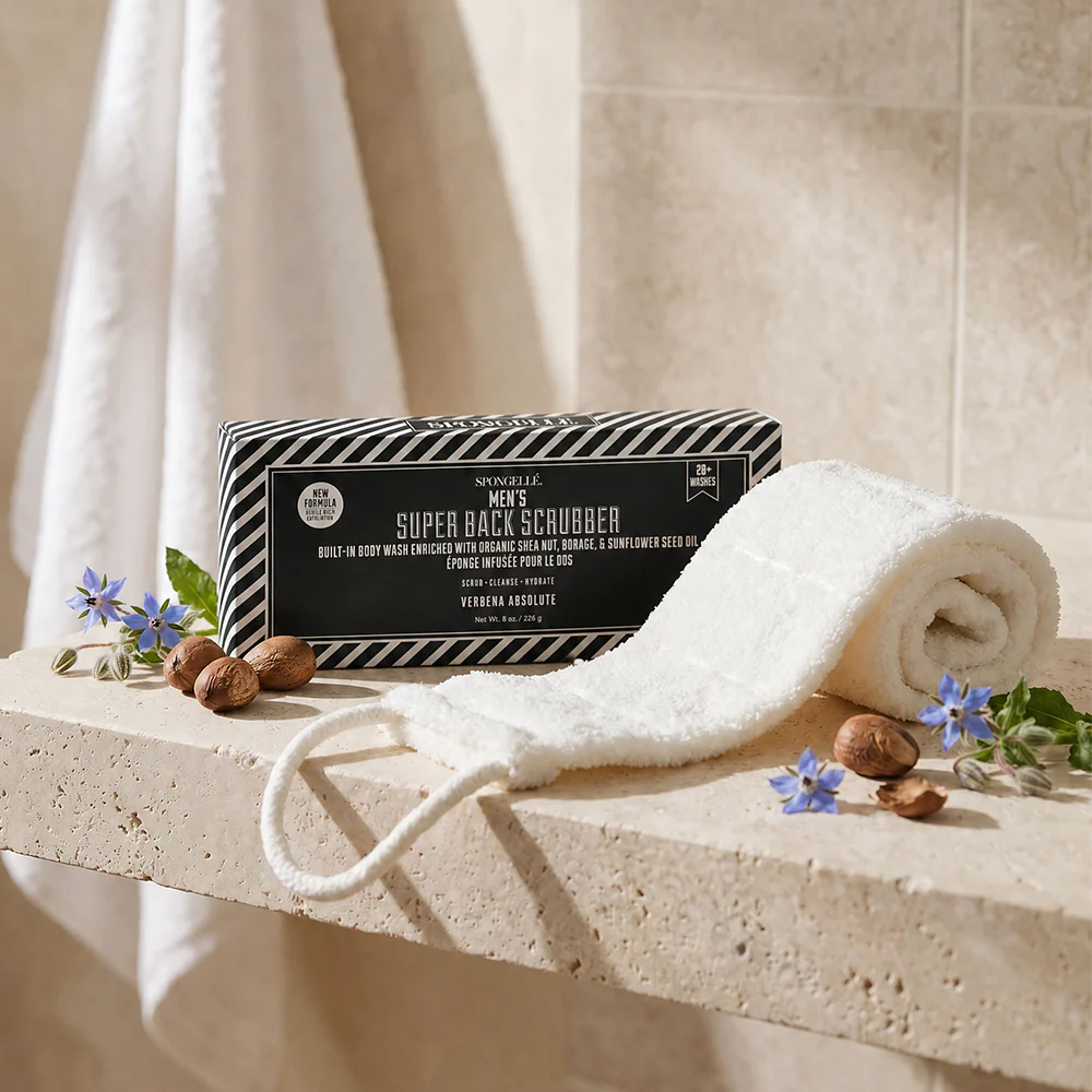 Men's Super Body Wash Infused Back Scrubber - Image 3